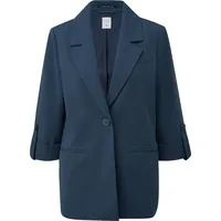 QS Blazer mit Turn-ups - blau - 36