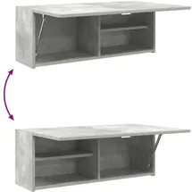 vidaXL Bad-Wandschrank 80 x 25 x 30 cm Grau
