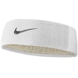 Nike Unisex – Erwachsene M Fury Headband Terry StirnBND, White/Black,