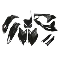 UFO PLAST Verkleidungskit 9-teilig für Kawasaki KX F 250 2018-2020 Schwarz