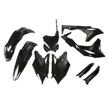 UFO PLAST Verkleidungskit 9-teilig für Kawasaki KX F 250 2018-2020 Schwarz