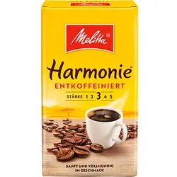 Melitta Harmonie ENTKOFFEINIERT Kaffee, gemahlen mild 500,0 g