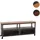 Mendler HWC-N28 Lowboard 55x130x36cm Schwarz/Braun Holz/Metall