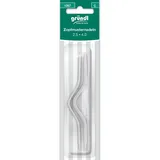Gründl Zopfmusternadel Aluminium Silber 2,5 mm / 4 mm 2 St.