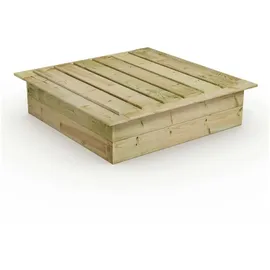 Wickey Holzsandkasten King Kong mit Deckel braun