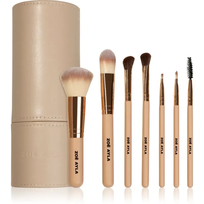 Zoë Ayla Makeup Brush Set 7 Piece Pinselset mit Etui