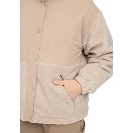Mazine Fabric Blocking Jacket - Damen Fleecejacke, Größe:M, Farbe:oat/natural - M