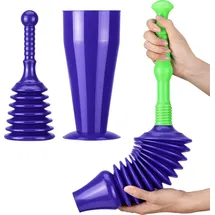 Luigi's Pömpel Set 2x Saugglocke Blau