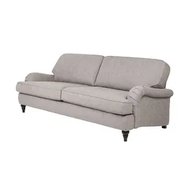 Soho Couch Flachgewebe 3-Sitzer Grau
