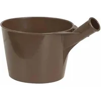 Kerbl Jaucheschöpfer Braun aus Kunststoff, mit Tülle, Fassungsvermögen 4,4