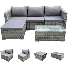 Svita QUEENS Loungeset grau