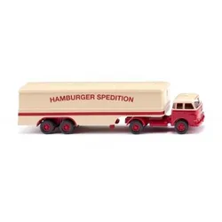 Koffersattelzug MAN Pausbacke Hamburger Spedition" Modell von Wiking 1:87"
