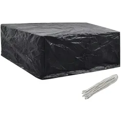 vidaXL Gartenmöbel-Abdeckungen 2 Stk. 10 Ösen 260x260x90 cm