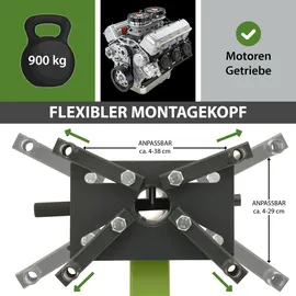 Trutzholm Werkstattkran Stahl Tragkraft 900 kg grün