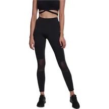URBAN CLASSICS Mesh Biker Leggings Black XS