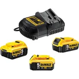 DeWalt Akku-Kit (3 x 18 V / 5 Ah plus DCB 11)