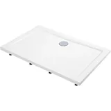 WELLTIME Duschwanne WELLTIME "Summer", grau, B:120cm H:4cm T:90cm, Duschwannen, Duschtasse in der Größe BxT: 120 x 90 cm