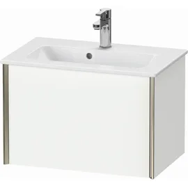 Duravit XViu Waschtisch-Unterschrank XV40780B118 61 x 39 x 40 cm, weiß matt, 1 Auszug, wandhängend champagner matt