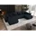 cornero Eckcouch 5-Sitzer Textil U-Form Blau
