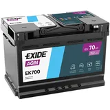 Exide EK700 AGM 12V 70Ah 760A