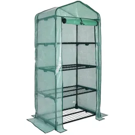 Gardebruk Foliengewächshaus pulverbeschichtet Grün Blankglas 0 mm 0 m2