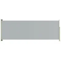 vidaXL Ausziehbar Seitenmarkise 220 x 600 cm grau