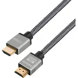 Maxtrack HDMI Anschlusskabel HDMI-A Stecker HDMI-A Stecker 1 m Schwarz
