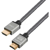Maxtrack HDMI Anschlusskabel HDMI-A Stecker HDMI-A Stecker 1 m Schwarz