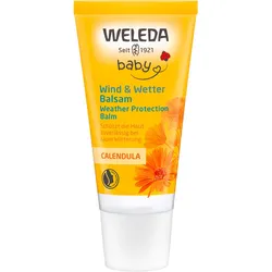 Weleda Baby Calendula Wind & Wetter Balsam - intensiver Schutz für zarte Gesichtshaut kleine Hände 30 ml Unisex 30 ml Balsam
