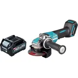 Makita GA 047 GD1 Akku Winkelschleifer 40 V max. 125 mm X-LOCK Brushless + 1x Akku 2,5 Ah - ohne Ladegerät