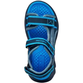 GEOX J Sandal Airadyum Bo Navy/Lt Blue 32