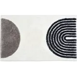 Schöner Wohnen Badematte Barbados Schwarz 60 x 90 cm
