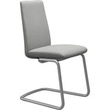 Stressless® Polsterstuhl Laurel, Low Back, Größe M, mit Beinen aus Stahl in Chrom matt blau