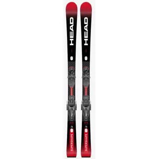 Head Supershape E-rally + Protector Pr 13 Gw Alpinski - Black / Red - 170