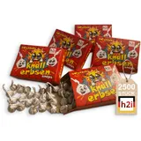 h2i Knallerbsen | 2500 St. | Knallteufel Trickknaller Pop Snaper | der perfekte Scherzartikel für Silvester Halloween Geburtstag & Partys – Spaß garantiert | Jugendfeuerwerk & Kinderfeuerwerk Kat F1