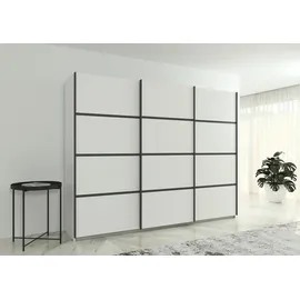 OTTO home Schwebetürenschrank OTTO ́s Choice 271 x 210 x 62 cm Weiß/Schwarz