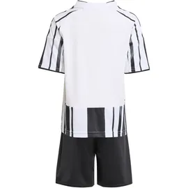 adidas Juventus Turin Minikit 2025/26 Heimtrikot Kinder weiß/schwarz Gr. 110