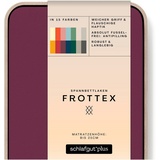 SCHLAFGUT Frottex 90 x 190 - 100 x 200 cm purple deep