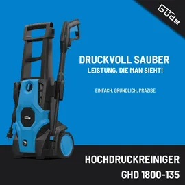 Güde GHD 1800-135 Hochdruckreiniger 1800 W 135 bar 468 l/h inkl. Zubehör