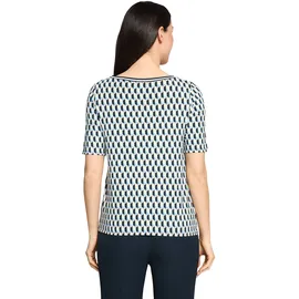 Betty Barclay Rundhals-Shirt Blau/Grün 36