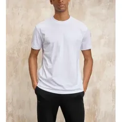 Blauer für Herren. 25SBLUH02275 Solides Anthony-T-Shirt weiß (M), Lässig, Baumwolle, Kurzarm