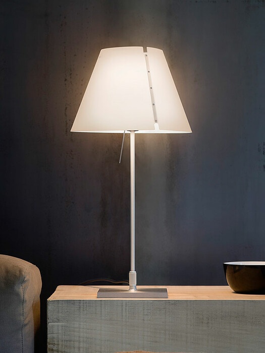 Lampe de table Costanzina Luceplan, Designer Paolo Rizzatto, 51xFuß14xFuß 14 cm