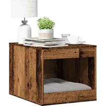 vidaXL Katzentoilette Altholz-Optik 47x59x42 cm Braun