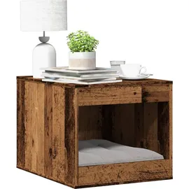 vidaXL Katzentoilette Altholz-Optik 47x59x42 cm Braun