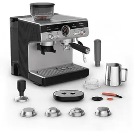 Krups XP801T Precision Espressomaschine Schwarz/Silber