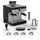 Krups XP801T Precision Espressomaschine Schwarz/Silber