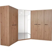 Rauch Schrank-Set RAUCH "Kleiderschrank Schrank Garderobe Wäscheschrank VANDOR", braun (eiche artisan), B:208cm H:197cm T:253cm, Holzwerkstoff, Kastenmöbel-Sets, 7-türig mit viel Stauraum, Schränke einzeln stellbar MADE IN GERMANY