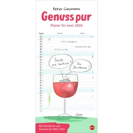 Heye Heye) Peter Gaymann: Genuss pur Planer für zwei 2026: