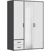 Rauch Drehtürenschrank VOYAGER 140 x 194 x 53 cm Grau