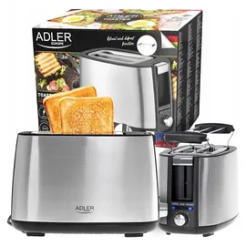 Adler AD 3214 Toaster Silber